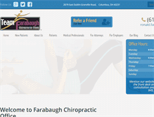Tablet Screenshot of chirocolumbus.com
